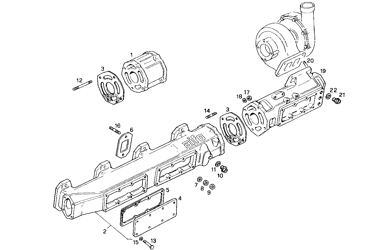 Iveco/FPT EXHAUST MANIFOLD