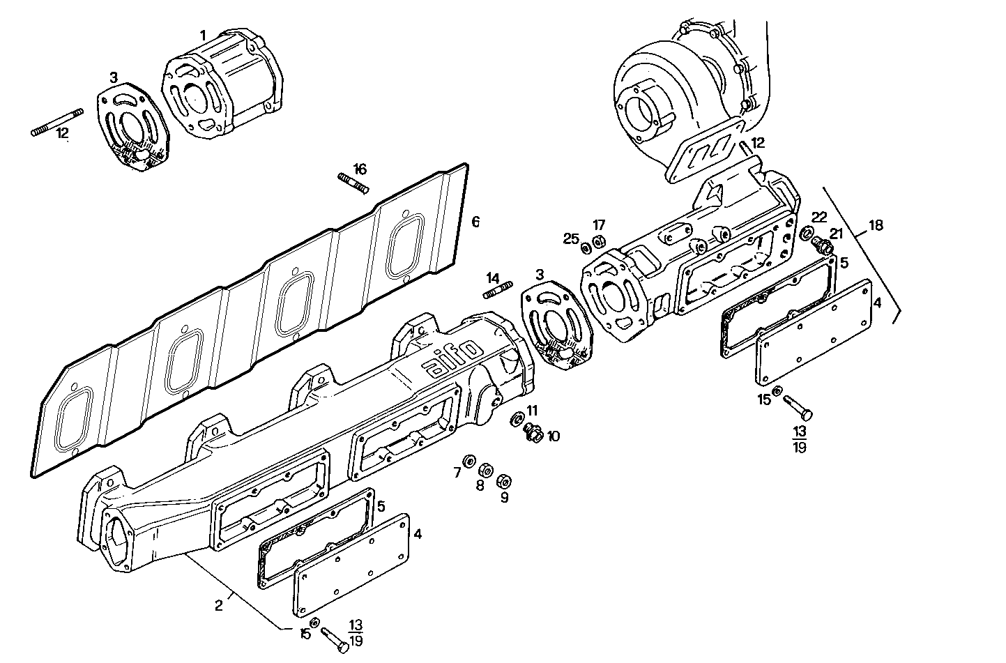 Iveco/FPT EXHAUST MANIFOLD