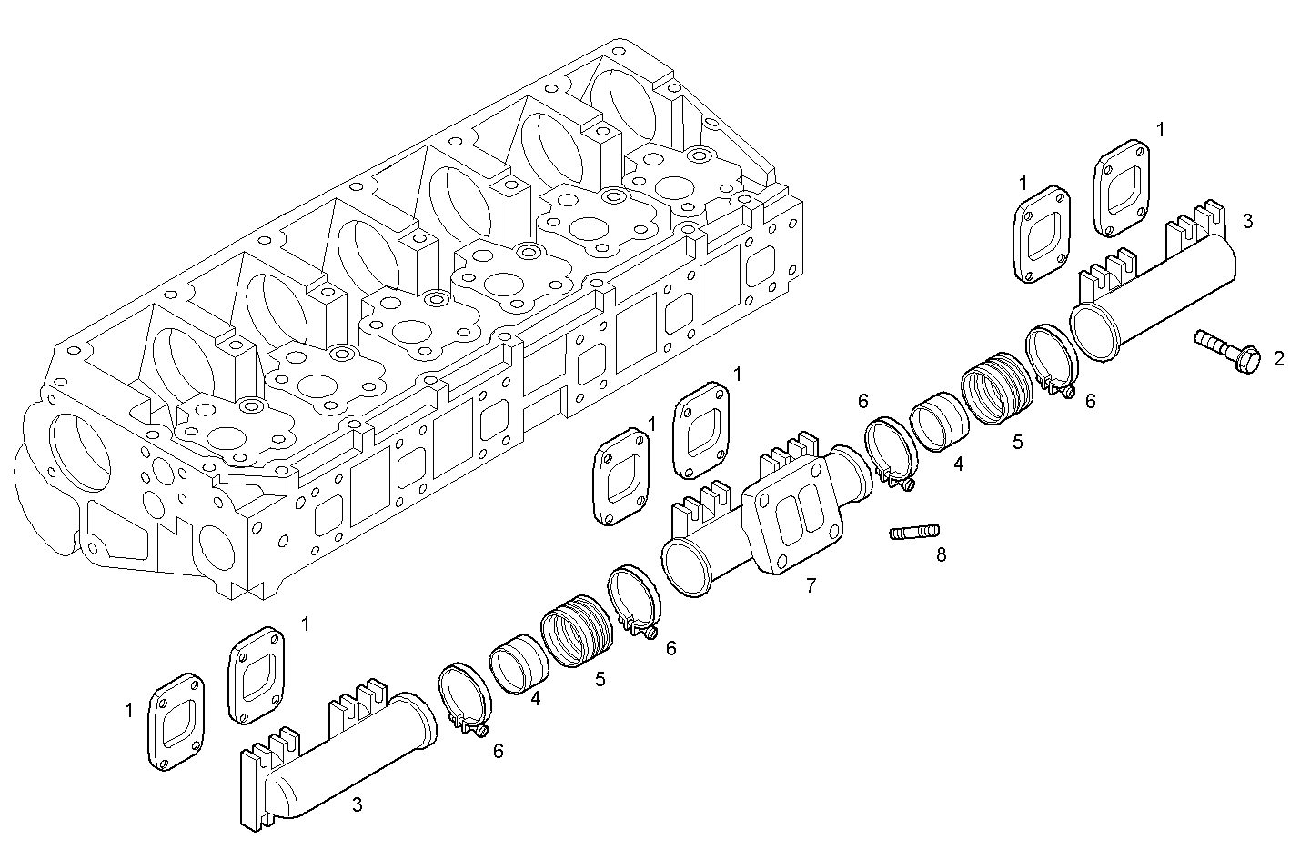 Iveco/FPT EXHAUST MANIFOLD