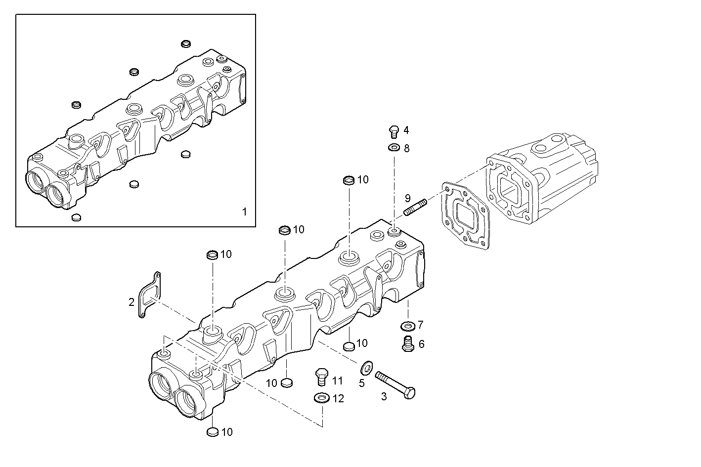 Iveco/FPT EXHAUST MANIFOLD