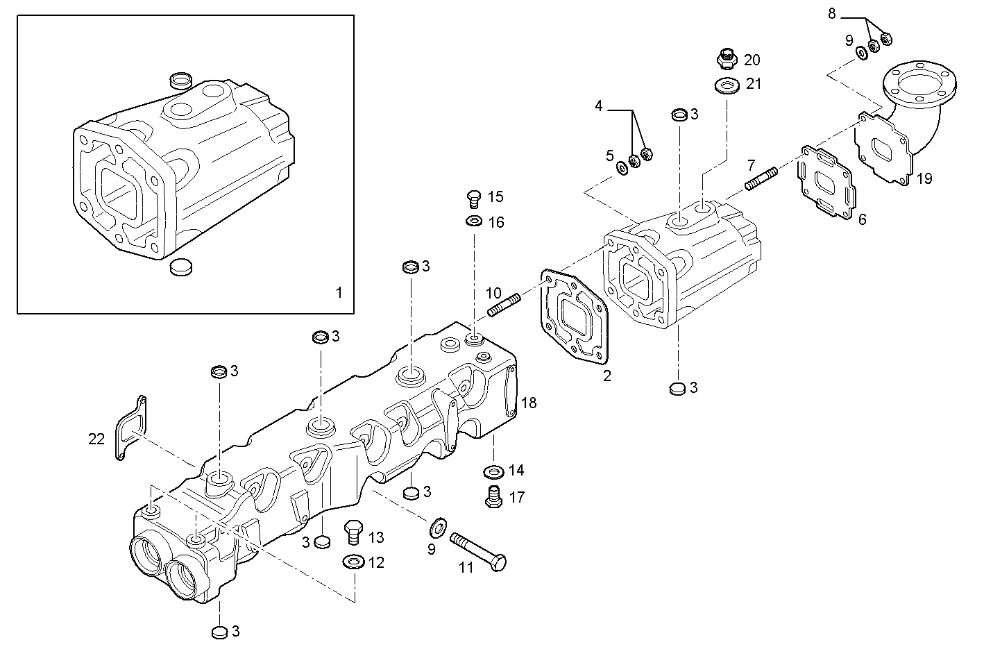 Iveco/FPT EXHAUST MANIFOLD