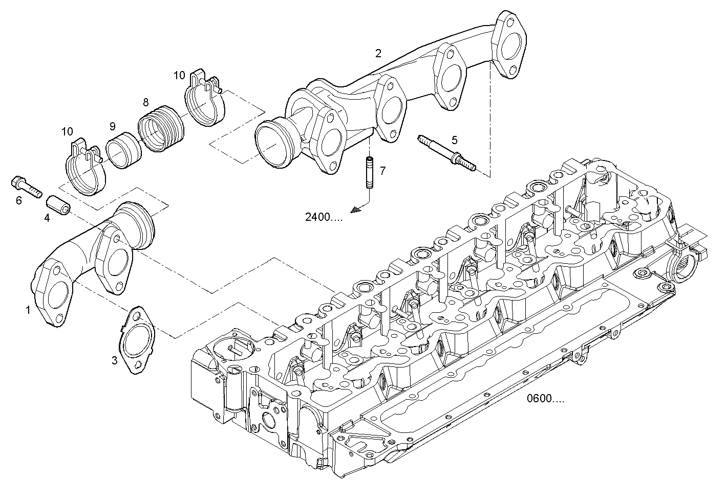 Iveco/FPT EXHAUST MANIFOLD