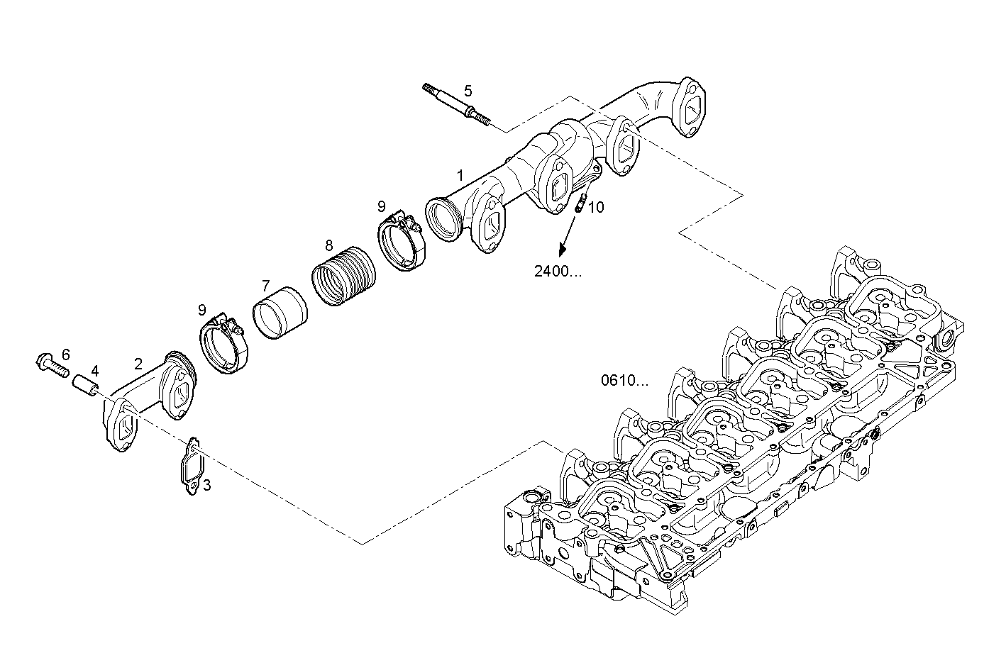 Iveco/FPT EXHAUST MANIFOLD