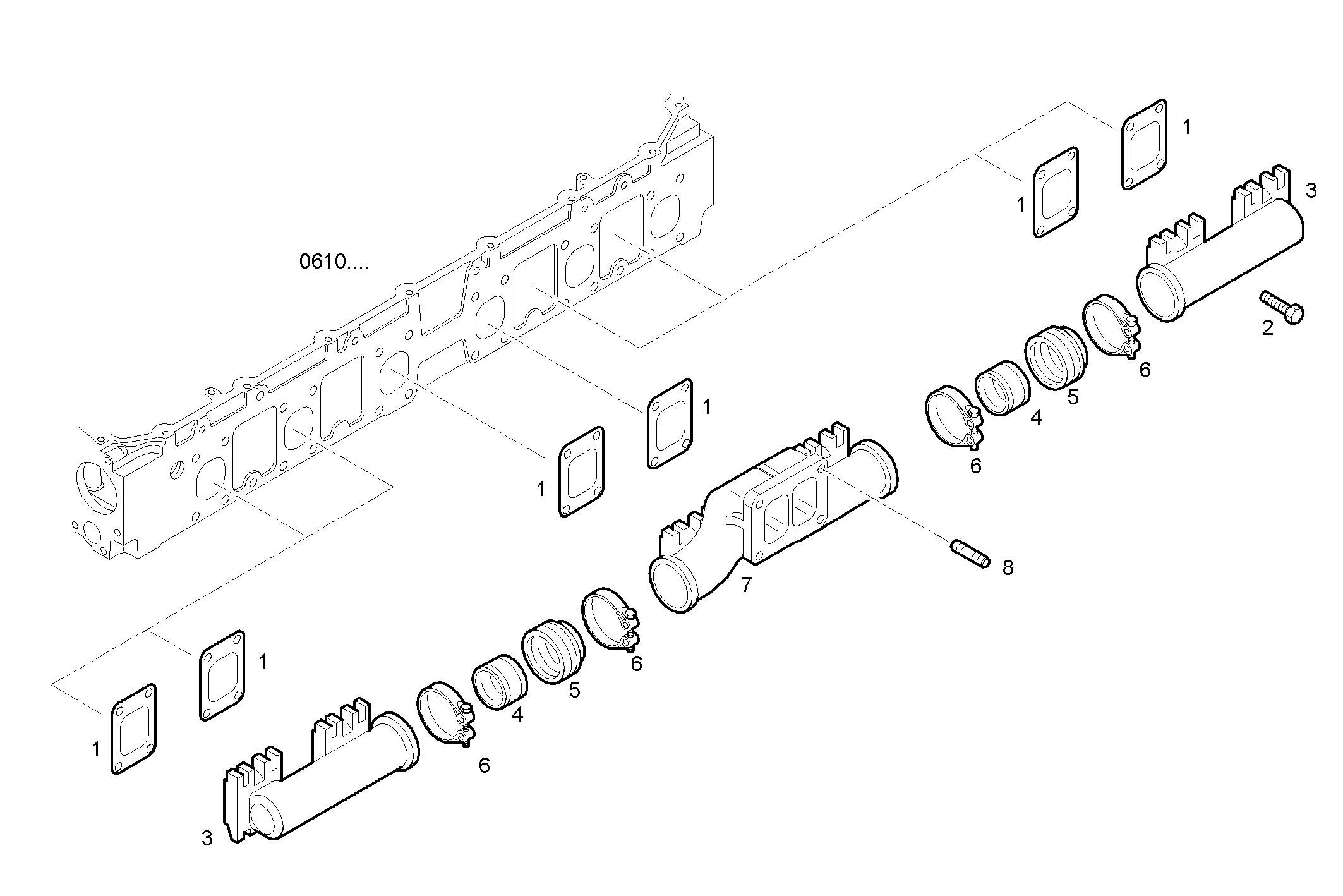 Iveco/FPT EXHAUST MANIFOLD