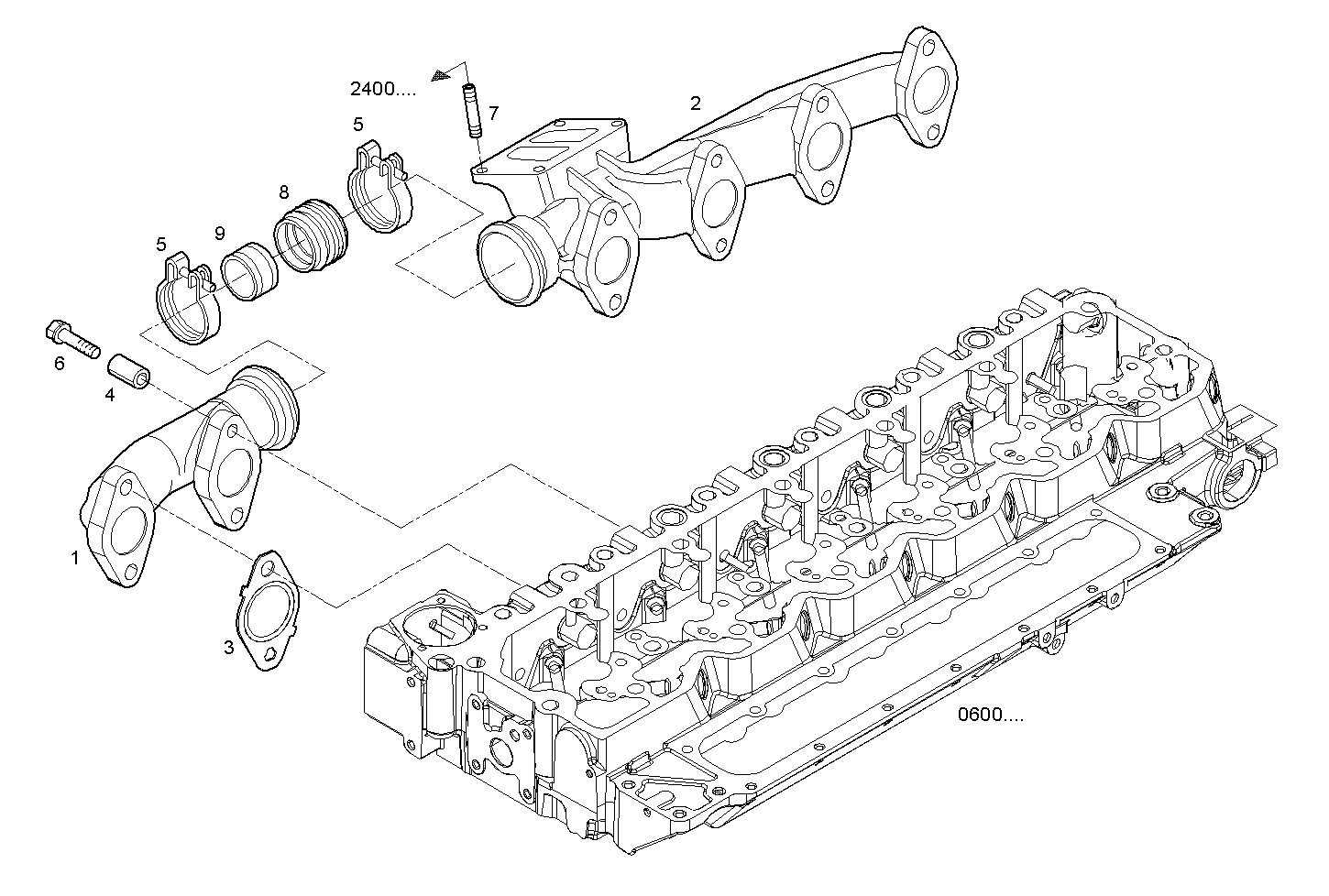 Iveco/FPT EXHAUST MANIFOLD