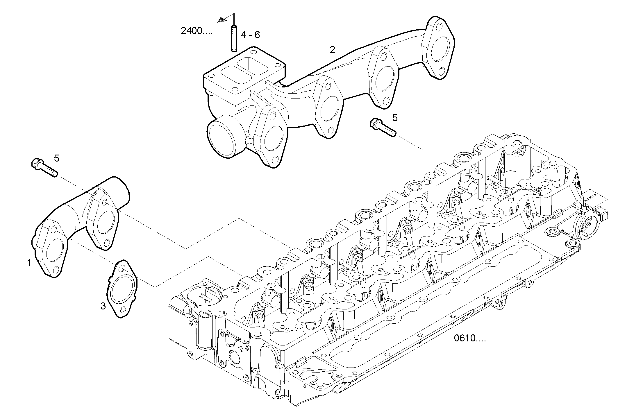 Iveco/FPT EXHAUST MANIFOLD