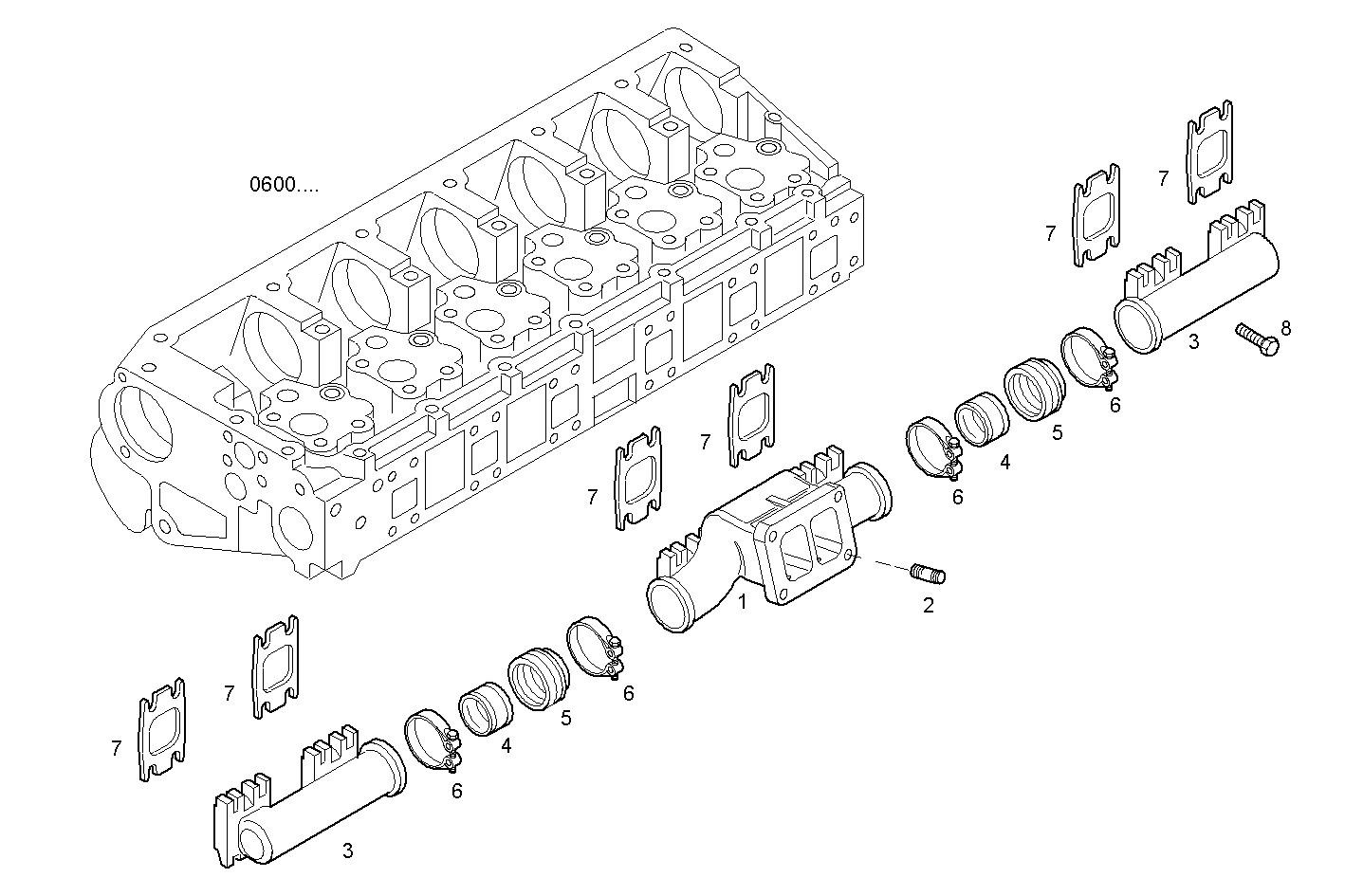 Iveco/FPT EXHAUST MANIFOLD