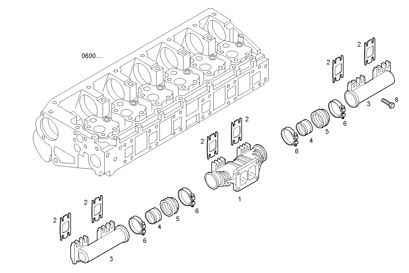 Iveco/FPT EXHAUST MANIFOLD