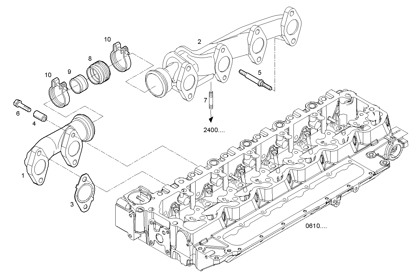 Iveco/FPT EXHAUST MANIFOLD