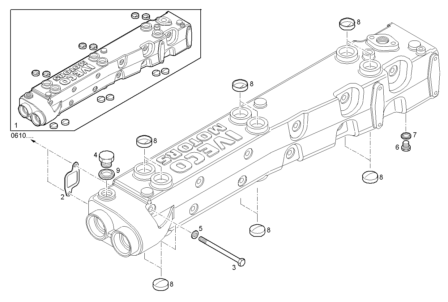 Iveco/FPT EXHAUST MANIFOLD