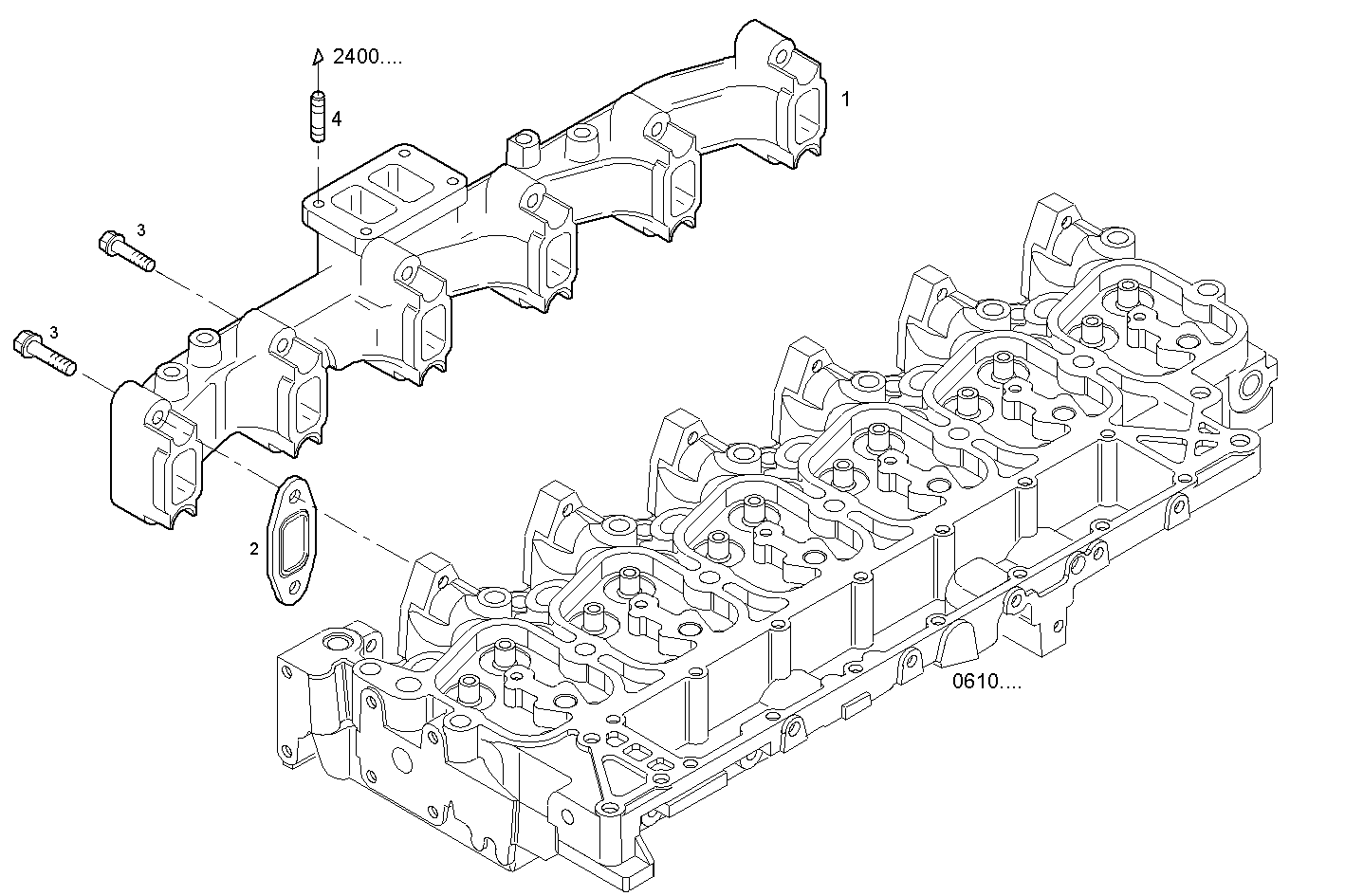 Iveco/FPT EXHAUST MANIFOLD