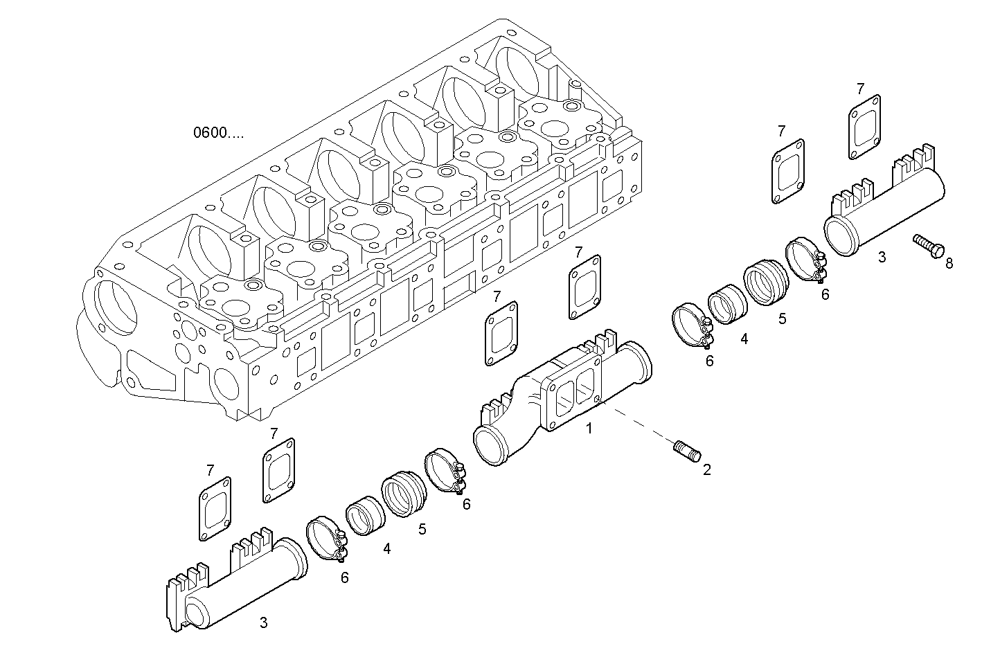 Iveco/FPT EXHAUST MANIFOLD