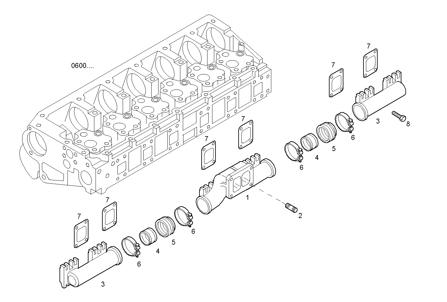 Iveco/FPT EXHAUST MANIFOLD