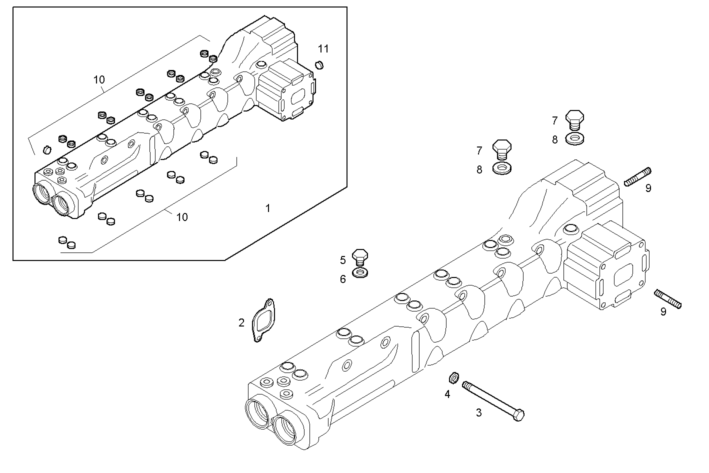 Iveco/FPT EXHAUST MANIFOLD