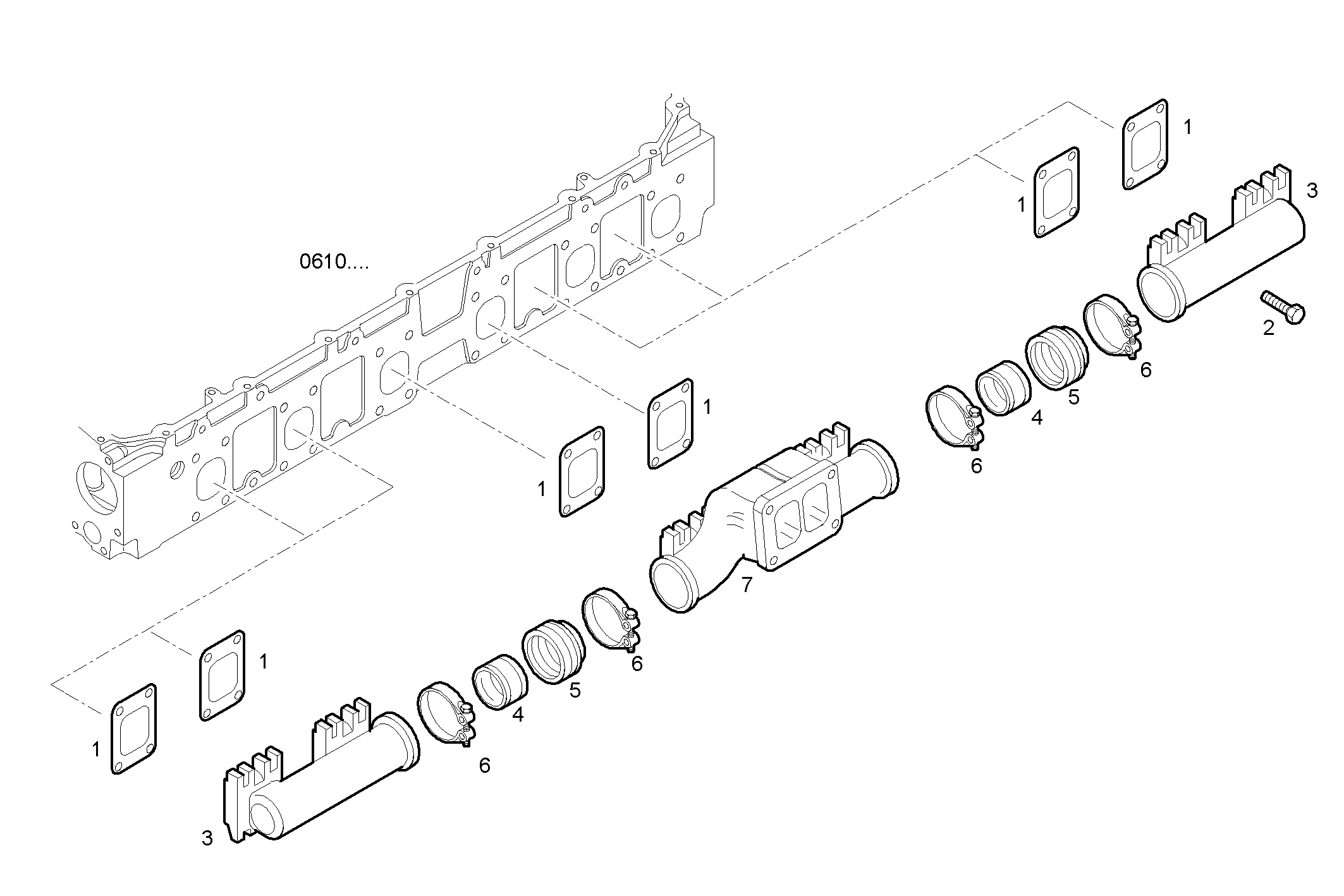 Iveco/FPT EXHAUST MANIFOLD