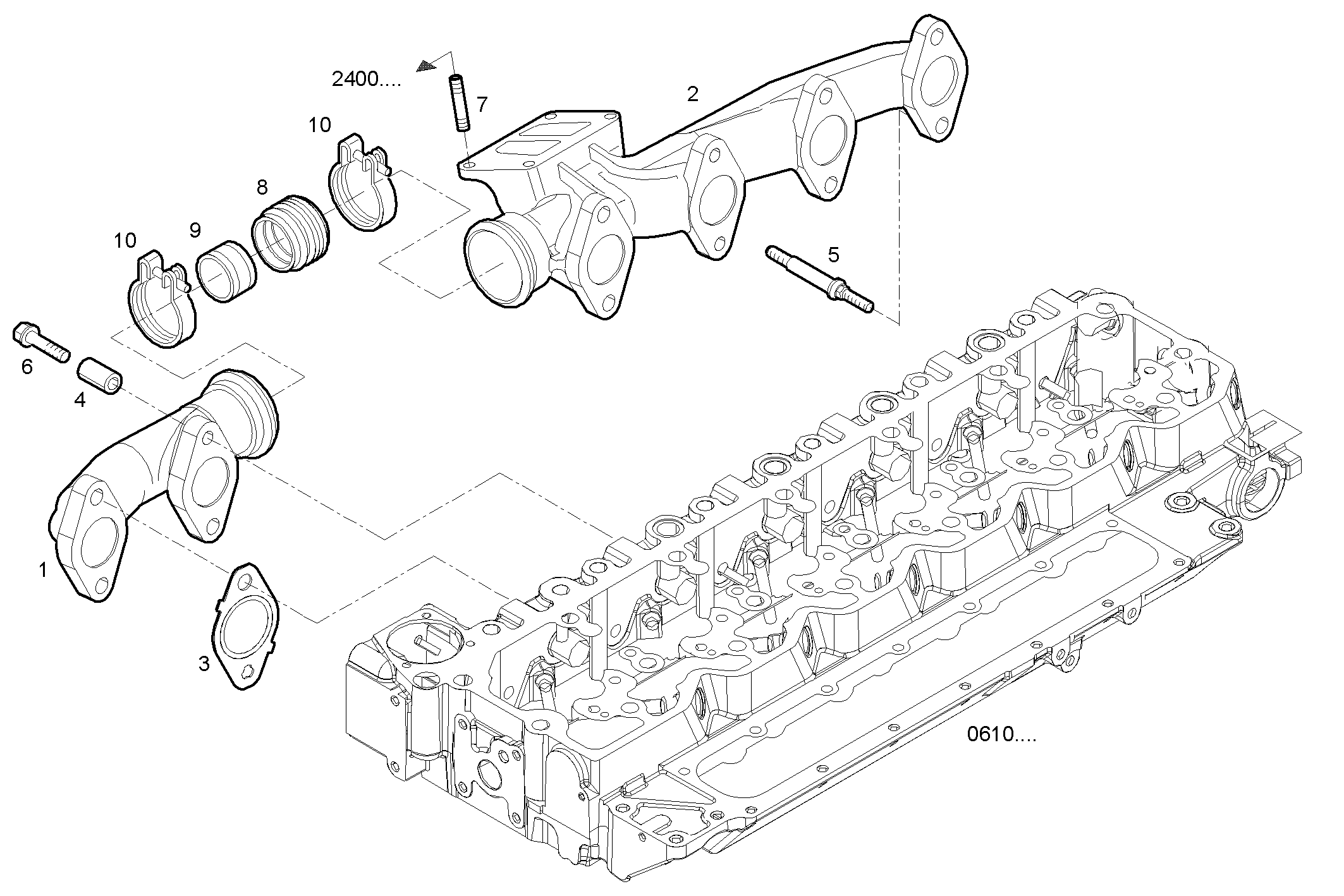 Iveco/FPT EXHAUST MANIFOLD