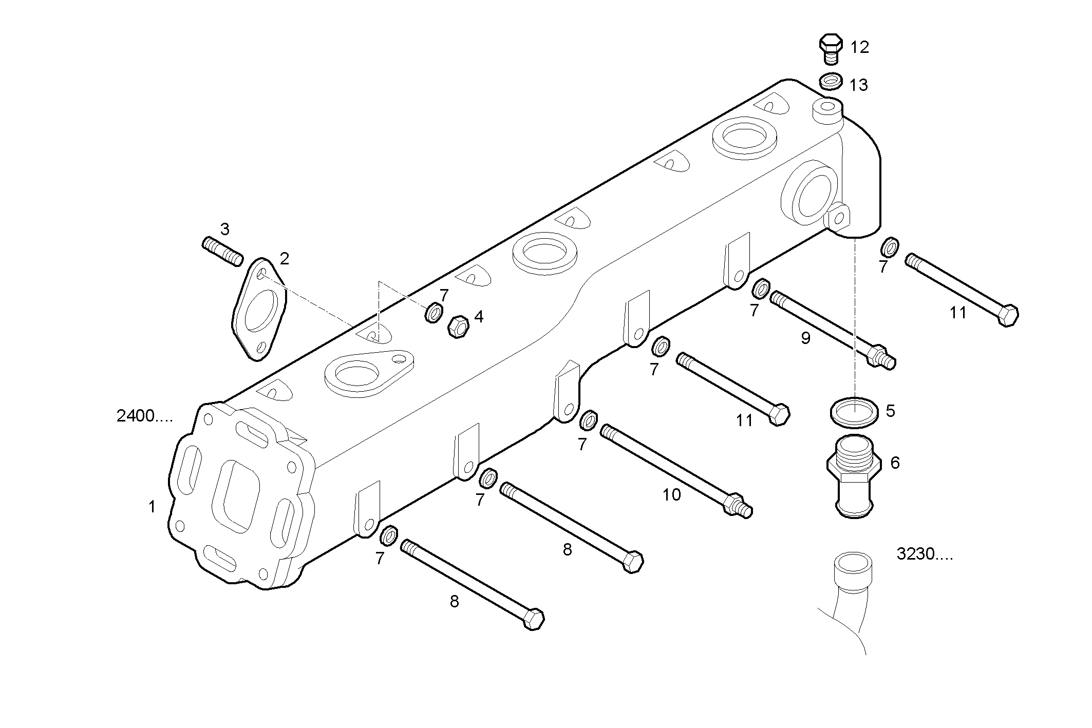 Iveco/FPT EXHAUST MANIFOLD