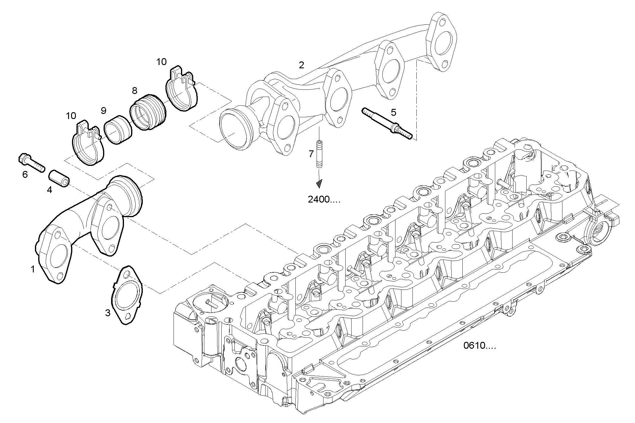 Iveco/FPT EXHAUST MANIFOLD