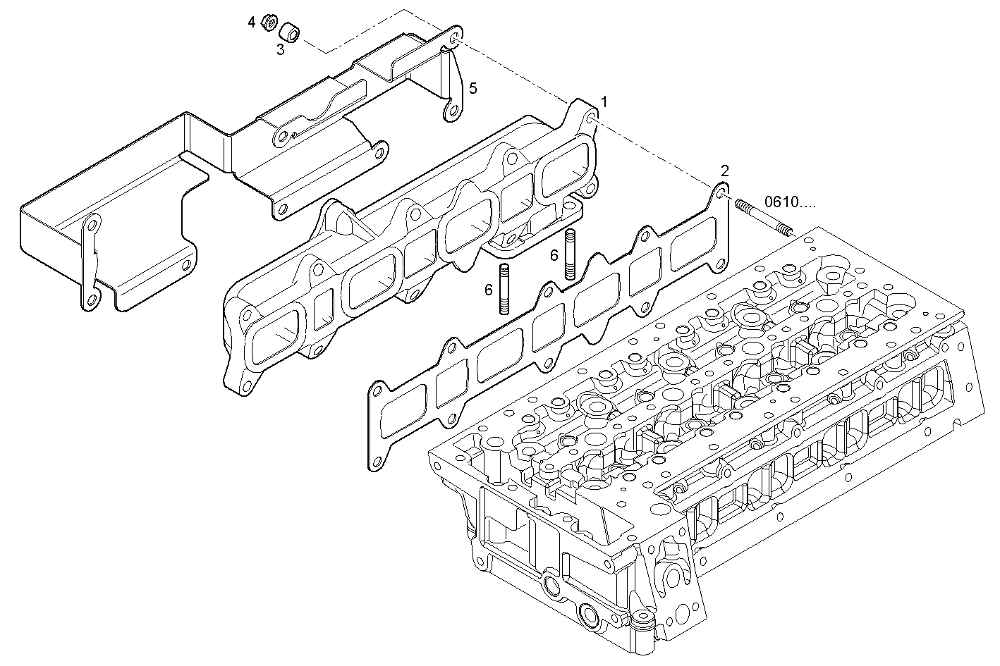 Iveco/FPT EXHAUST MANIFOLD