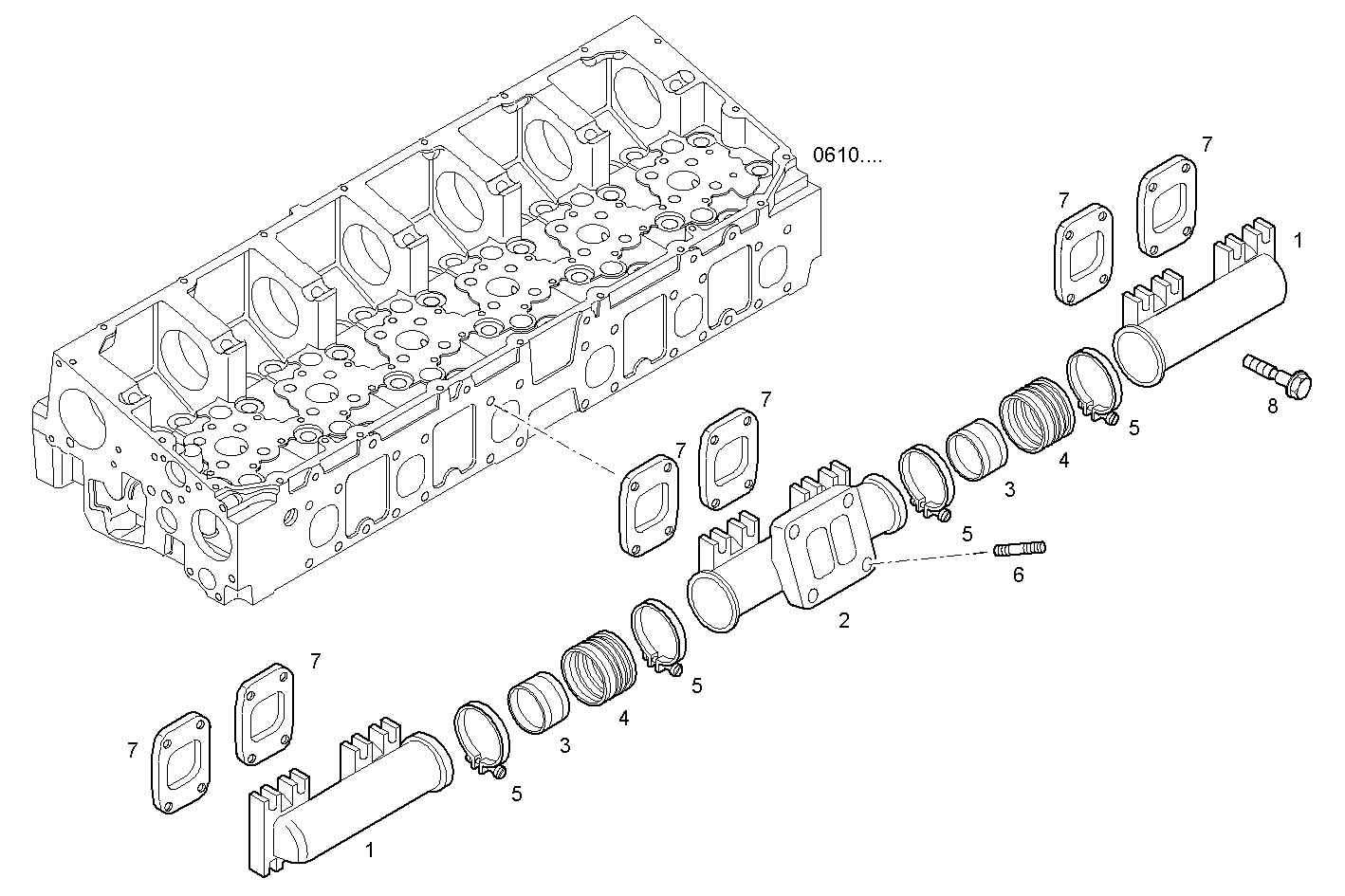 Iveco/FPT EXHAUST MANIFOLD