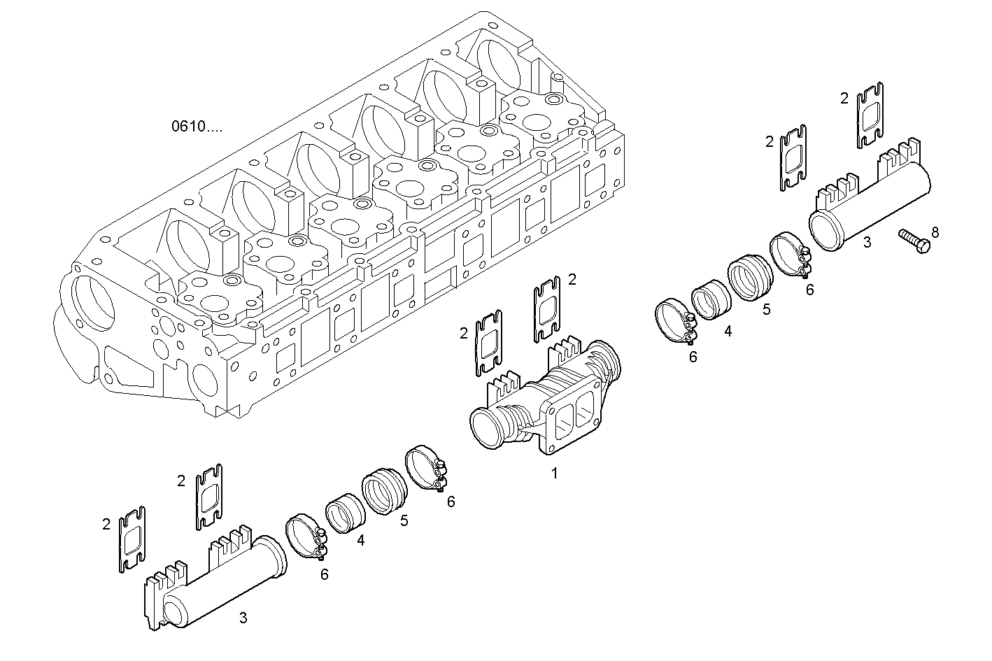 Iveco/FPT EXHAUST MANIFOLD