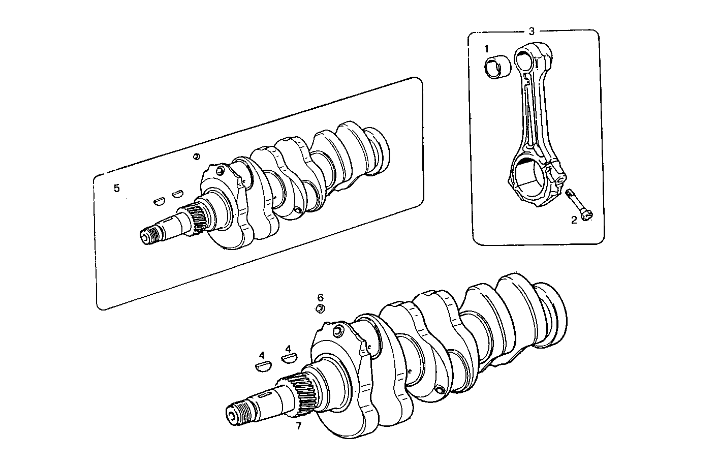 Iveco/FPT CRANK SHAFT - CONNECTING RODS