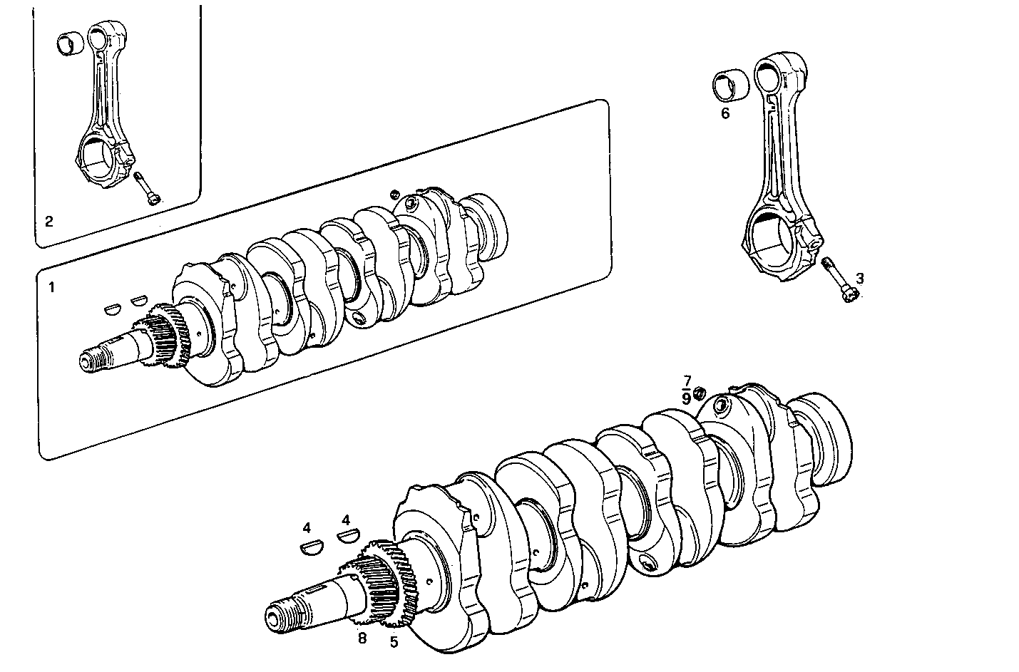 Iveco/FPT CRANK SHAFT - CONNECTING RODS