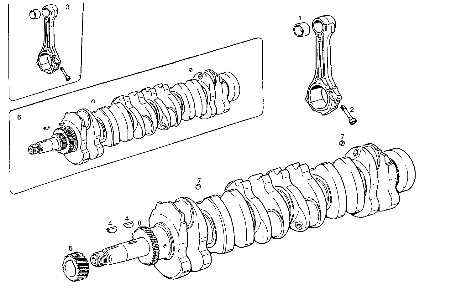 Iveco/FPT CRANK SHAFT - CONNECTING RODS