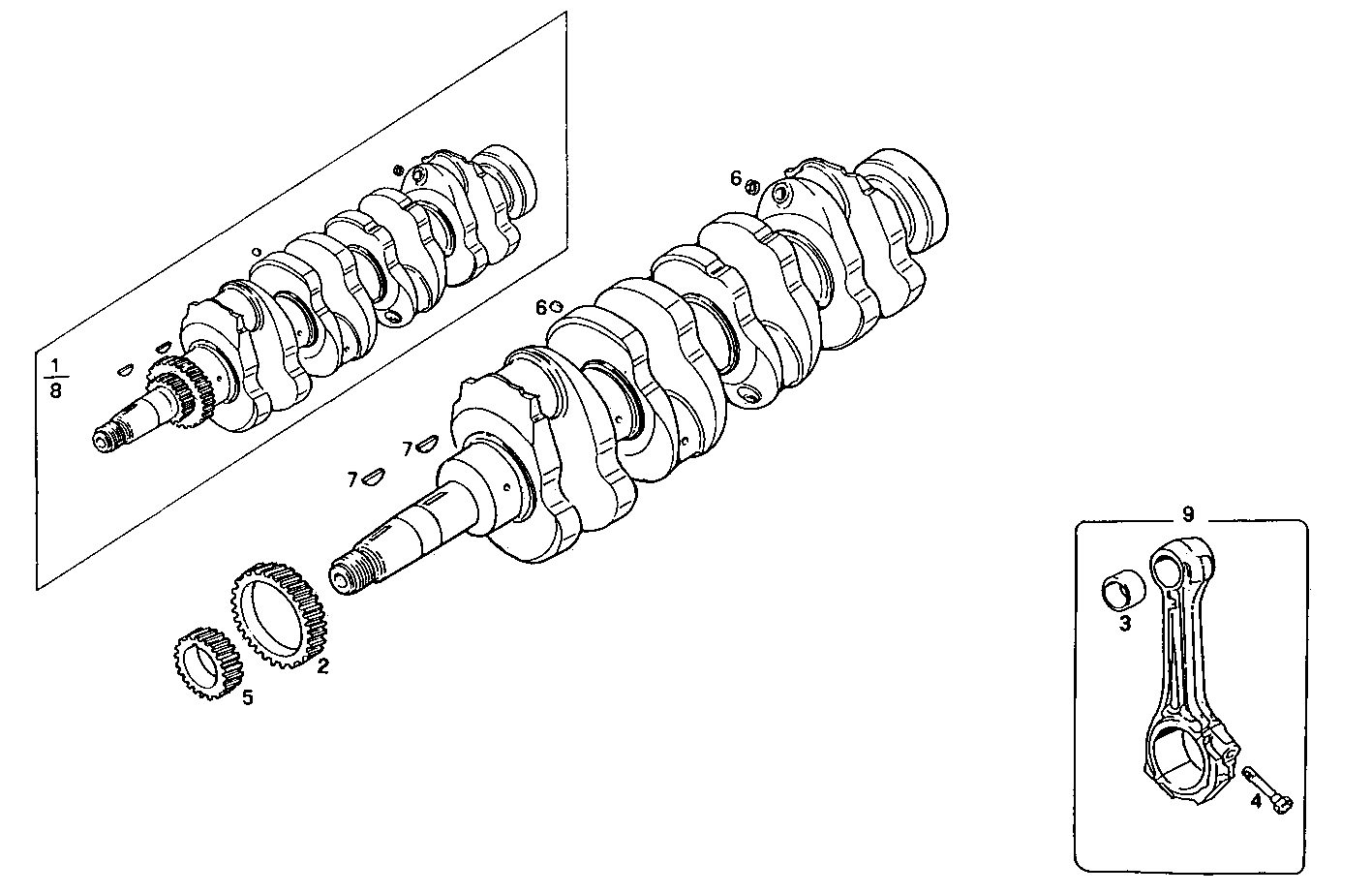 Iveco/FPT CRANK SHAFT - CONNECTING RODS