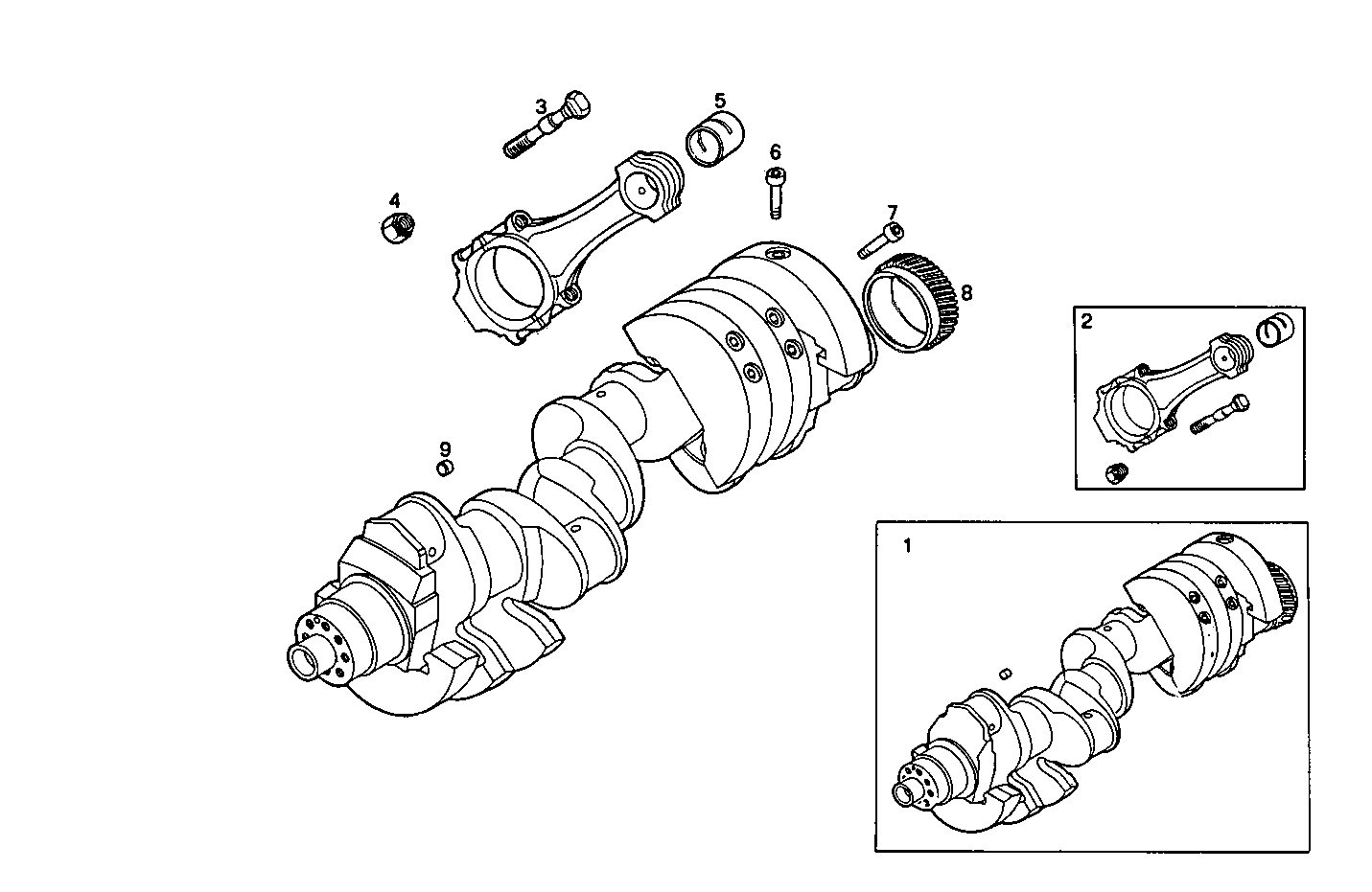 Iveco/FPT CRANK SHAFT - CONNECTING RODS