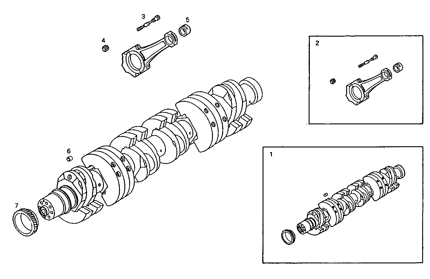 Iveco/FPT CRANK SHAFT - CONNECTING RODS