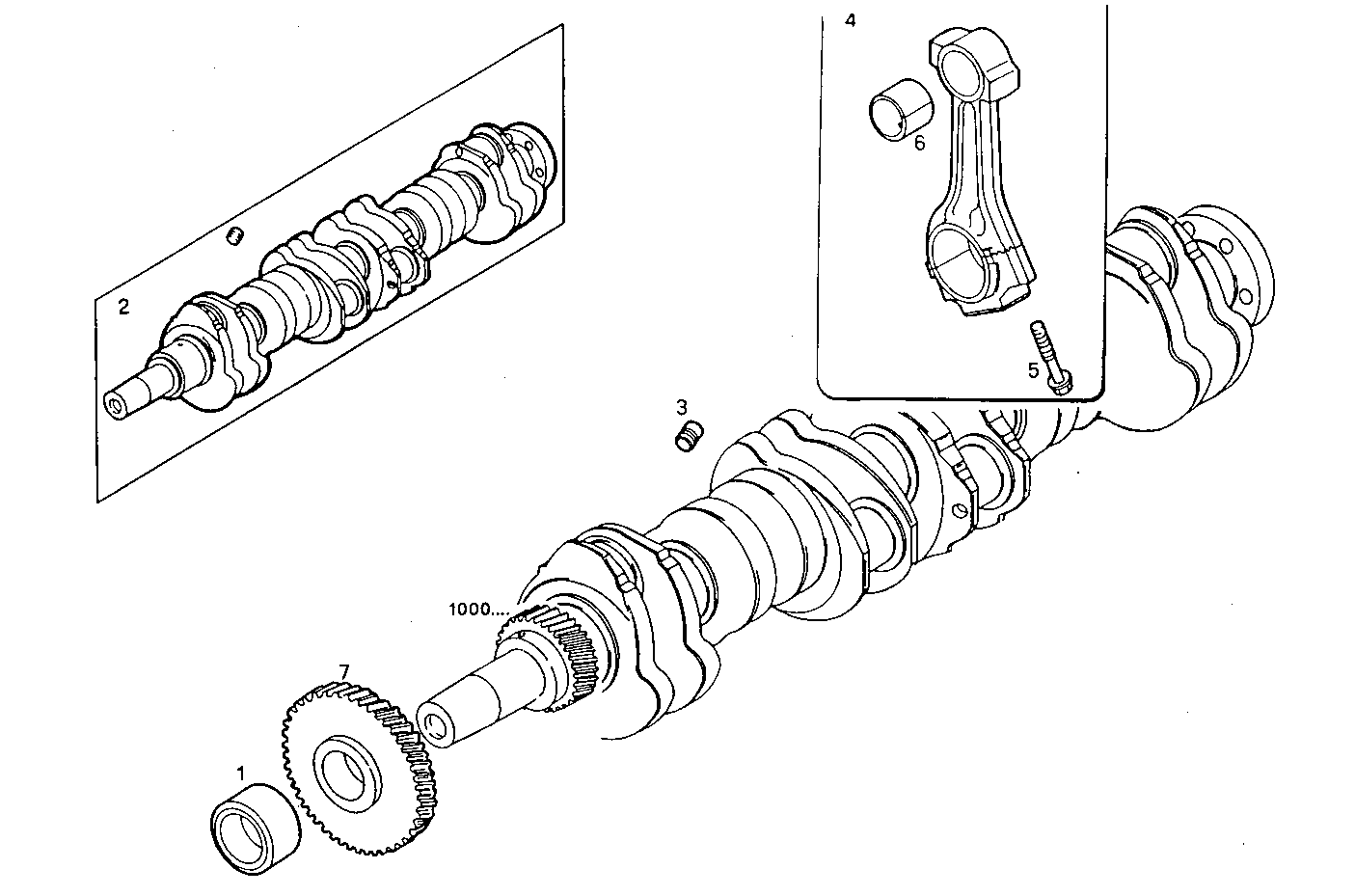 Iveco/FPT CRANK SHAFT - CONNECTING RODS