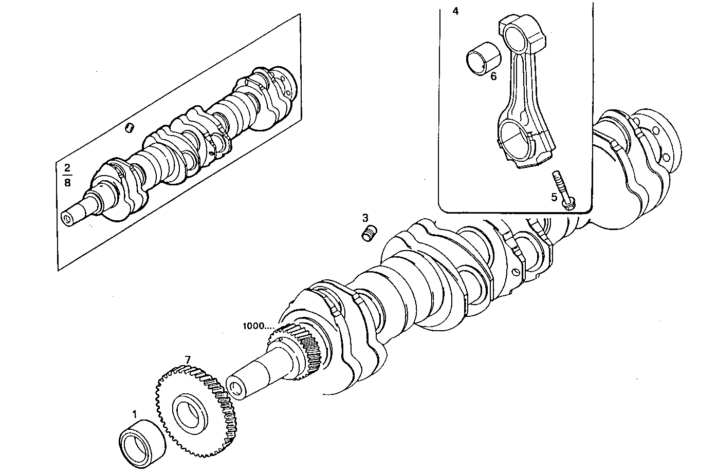 Iveco/FPT CRANK SHAFT - CONNECTING RODS