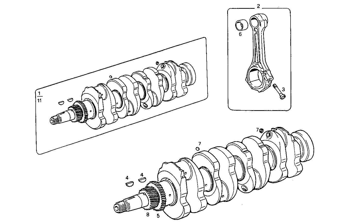 Iveco/FPT CRANK SHAFT - CONNECTING RODS