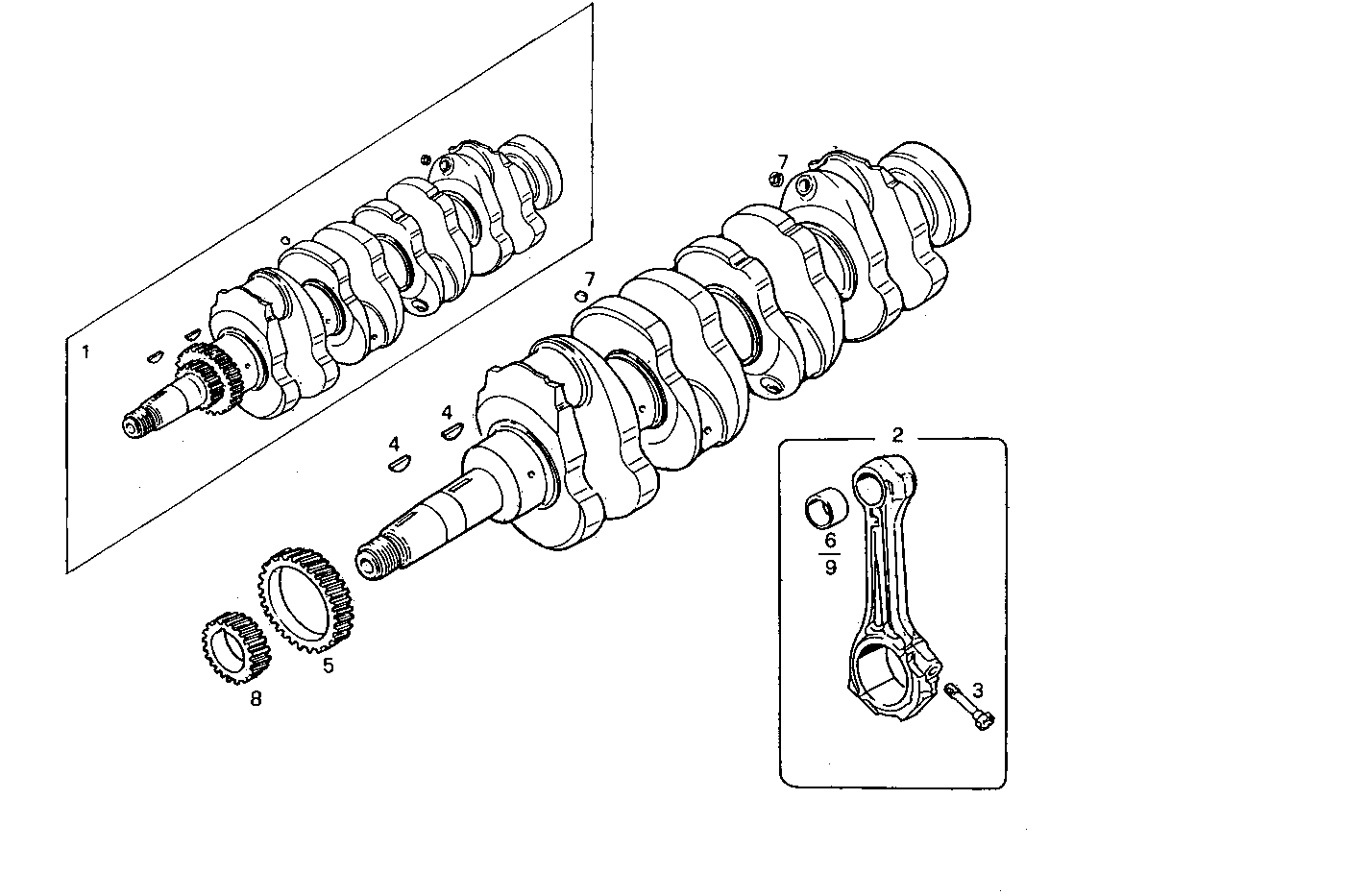 Iveco/FPT CRANK SHAFT - CONNECTING RODS