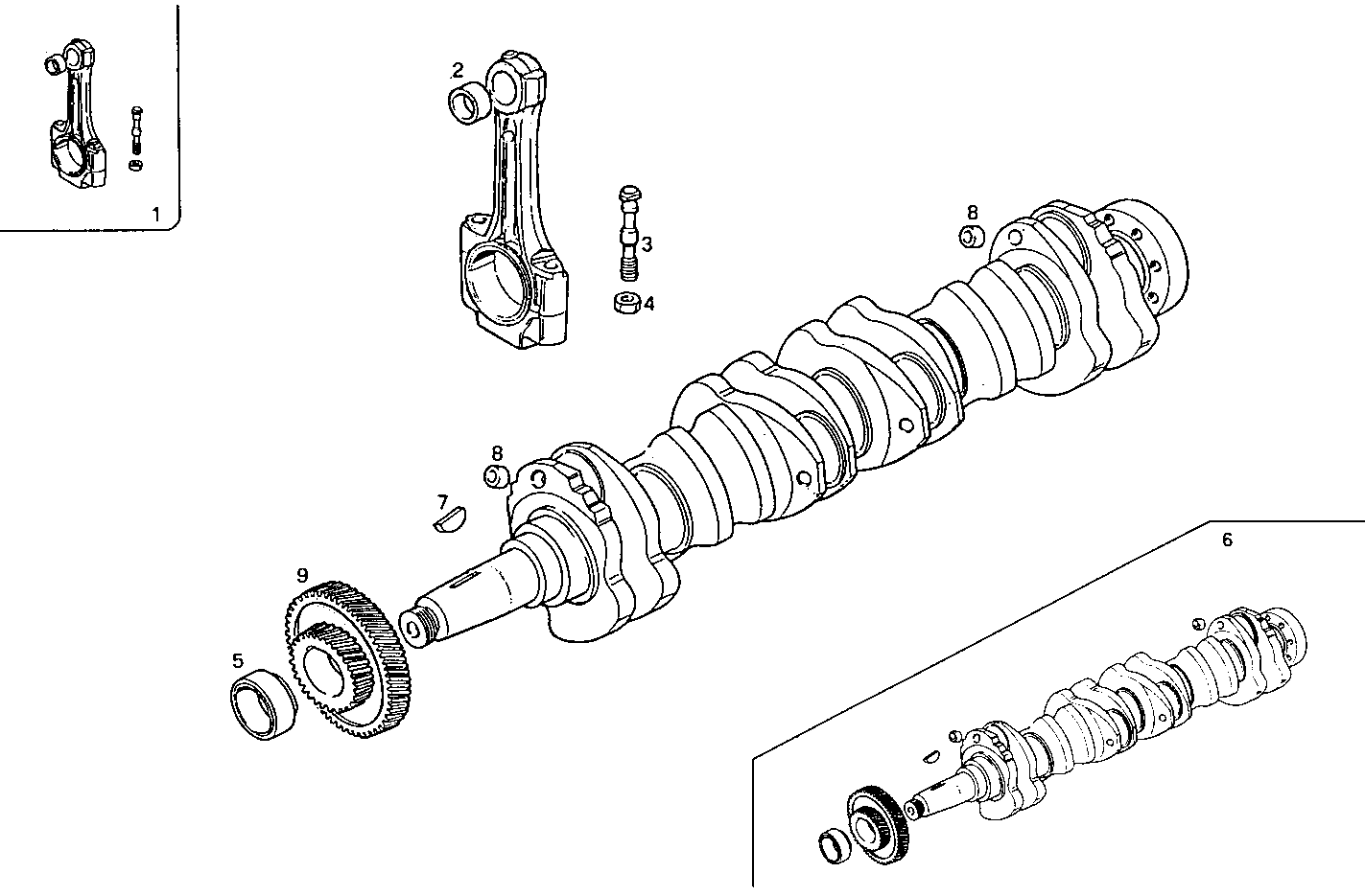 Iveco/FPT CRANK SHAFT - CONNECTING RODS