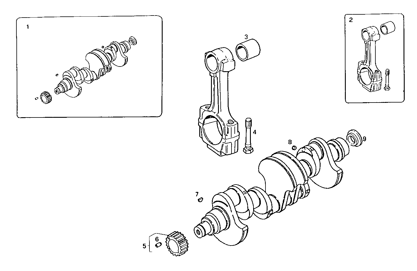 Iveco/FPT CRANK SHAFT - CONNECTING RODS