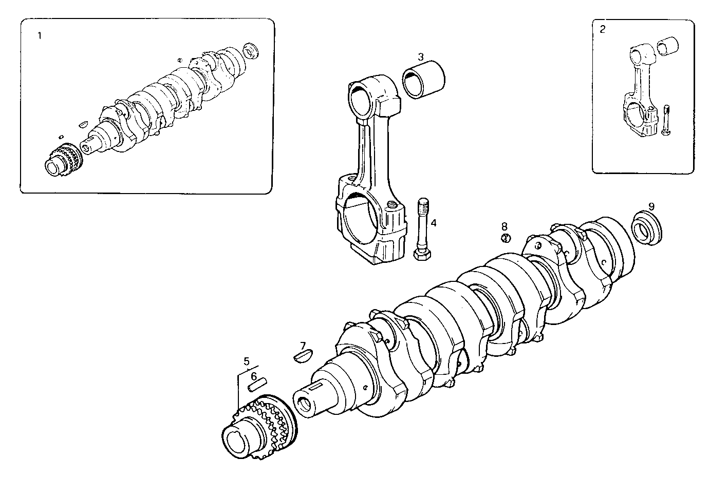 Iveco/FPT CRANK SHAFT - CONNECTING RODS