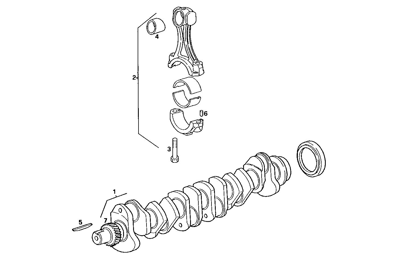 Iveco/FPT CRANK SHAFT - CONNECTING RODS