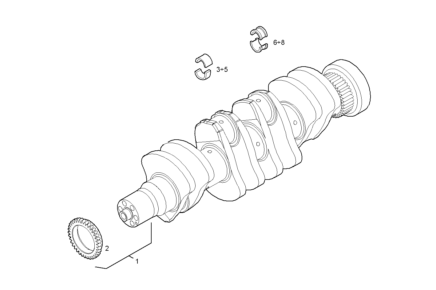 Iveco/FPT CRANK SHAFT