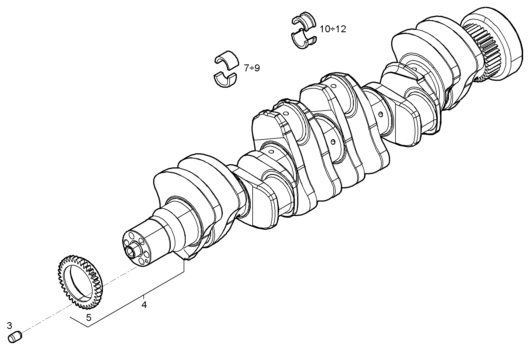 Iveco/FPT CRANK SHAFT