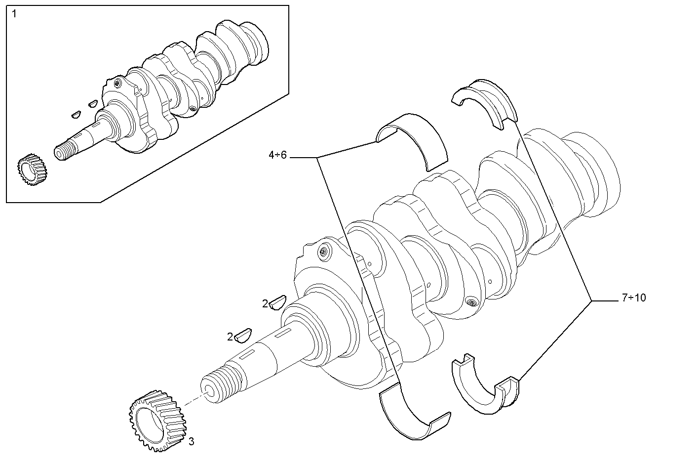 Iveco/FPT CRANK SHAFT