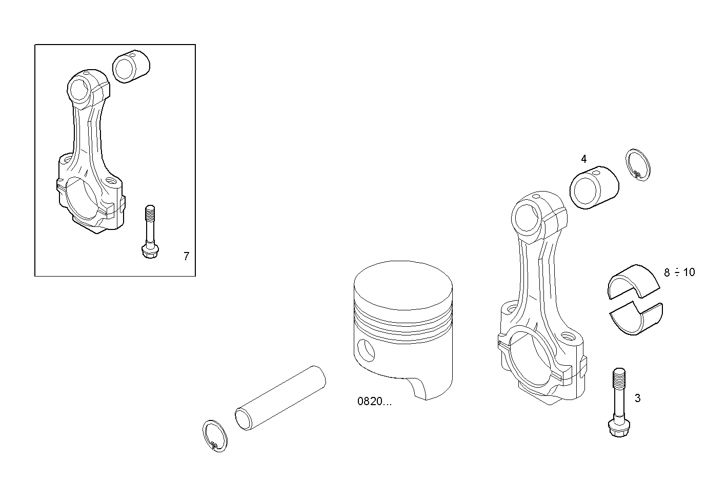 Iveco/FPT CONNECTING ROD