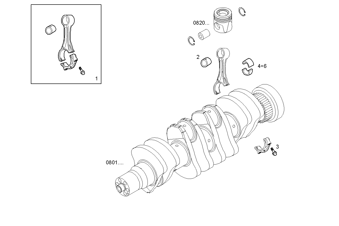 Iveco/FPT CONNECTING ROD