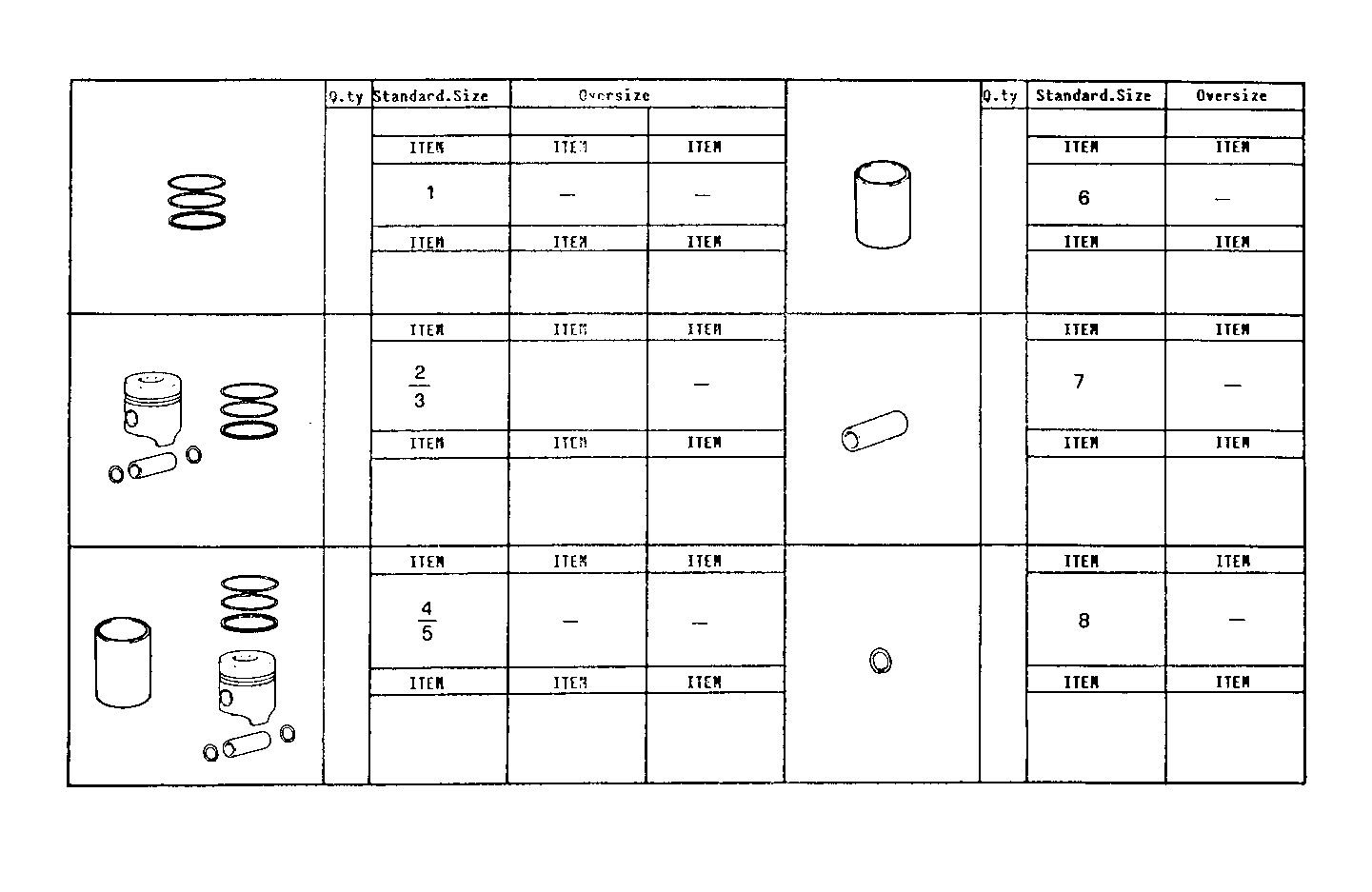 Iveco/FPT PISTON ASSY - PISTON RINGS - PISTON PIN