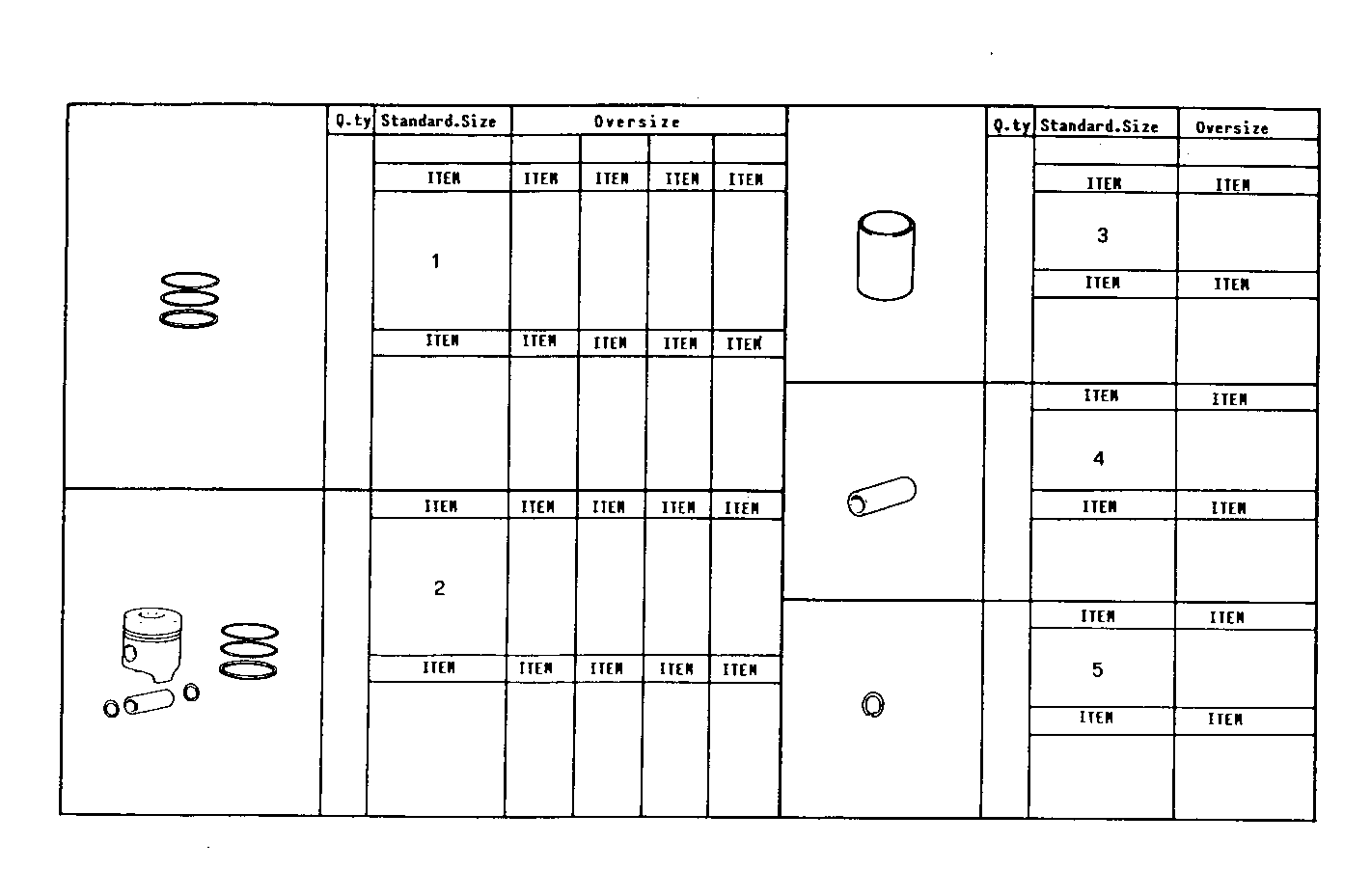 Iveco/FPT PISTON ASSY - PISTON RINGS - PISTON PIN