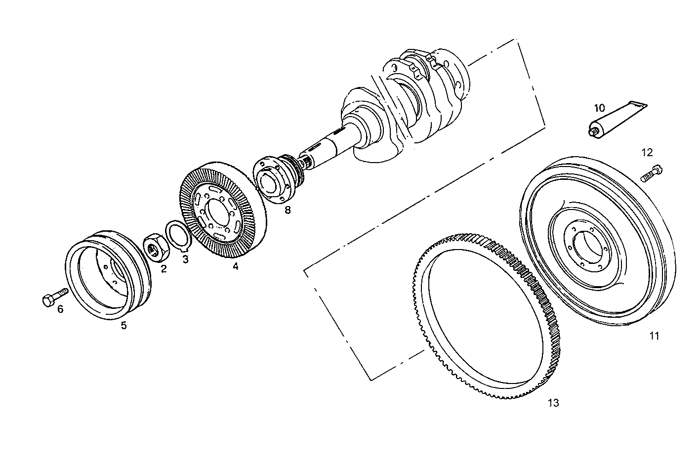 Iveco/FPT ENGINE FLYWHEEL - DAMPER