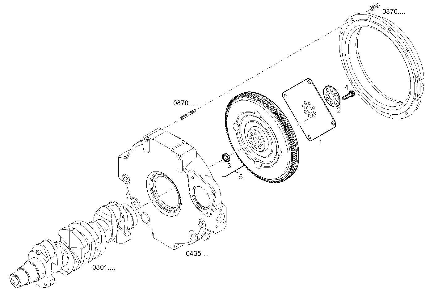 Iveco/FPT ENGINE FLYWHEEL - DAMPER