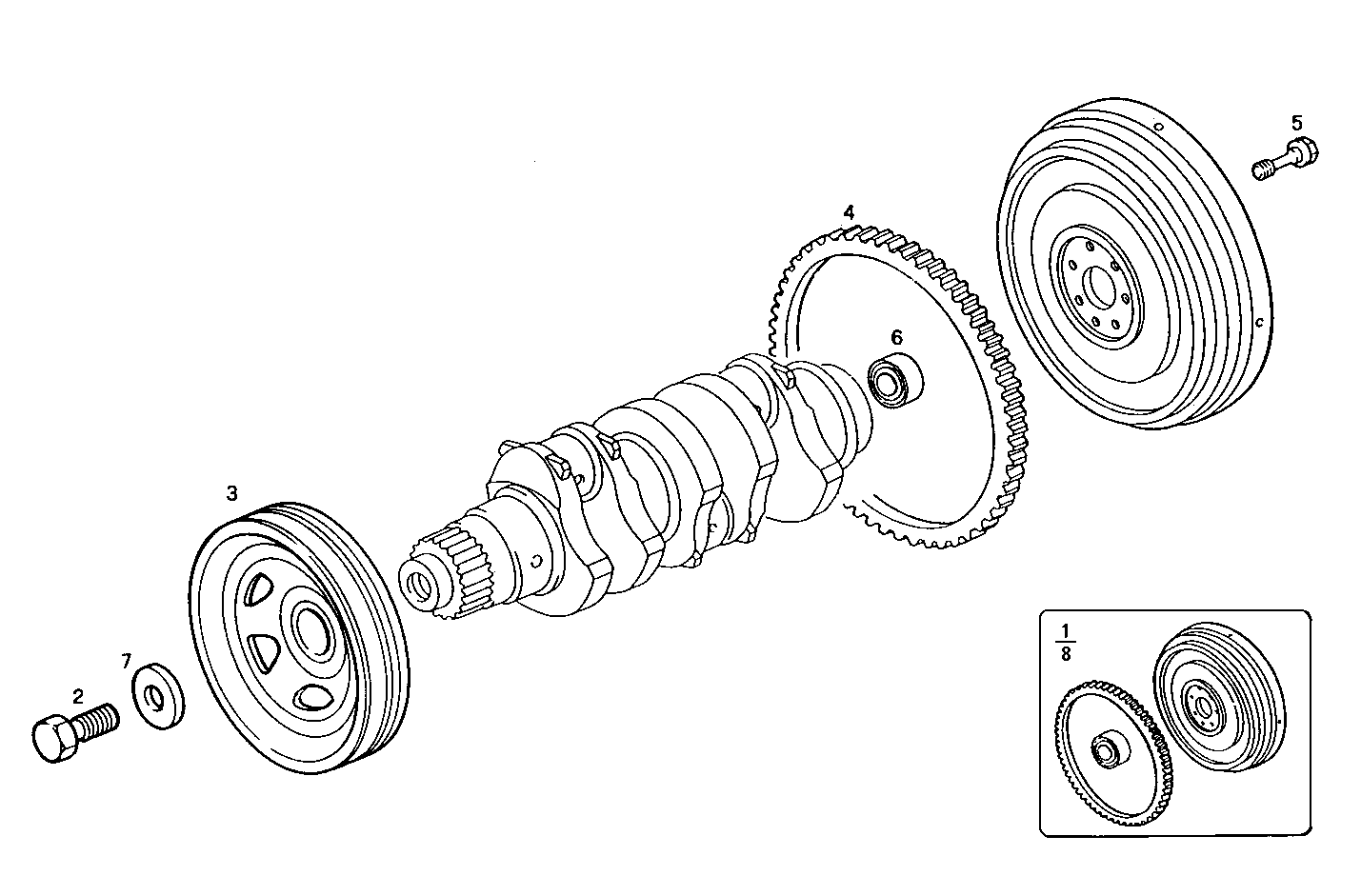 Iveco/FPT ENGINE FLYWHEEL - DAMPER