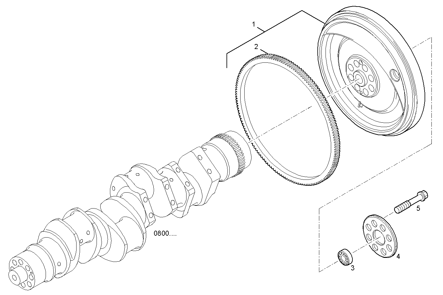 Iveco/FPT ENGINE FLYWHEEL - DAMPER